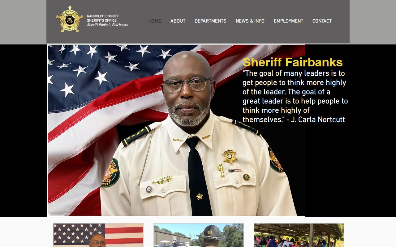 Randolph County Georgia sheriff website without a 24-hour release list